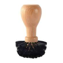 1pc Coffee Machine Powder Bowl Cleaning Brush, Espresso Machine Cleaning Brush For Portafilter And Coffee Machine Cleaning Tool - Black - View 10