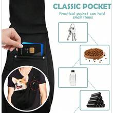 Ba lô đeo ngực cho chó mèo có thể điều chỉnh, thoáng khí, thích hợp cho đi bộ đường dài, cắm trại, du lịch, mang theo chó nhỏ, vừa và lớn, chó con và mèo, tải trọng tối đa 15lbs, màu đen. - màu đen - Xem 4