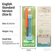 1 cái xẻng hốt phân chó, dụng cụ nhặt phân chó ngoài trời, xẻng hốt phân, dụng cụ hốt phân chó, hộp đựng túi đựng chất thải của chó - Nhiều màu - Xem 7