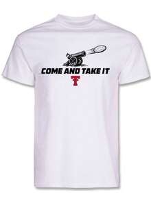 Texas Tech Come  Take It Tortilla White Short Sleeve T-Shirt (2) - White - View 1
