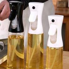 1pc Oil Spray Bottle Kitchen Household Barbecue Olive Oil Cooking Oil Spray Pot Atomization Fat Reduction Oil Spray Artifact Oil Spray Pot  Dispenser Refillable Spritzer Bottle For Outdoor BBQ Cooking  Kitchen Supplies - 黑色 - 查看 6