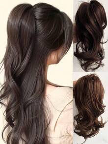 Dragon Bone-Shaped Hair Claw Lightweight Styling Curly Wig - Multicolor - View 8
