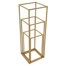 12 PCS Column Wedding Flower Stand, Metal Geometric Centerpieces For Tables, 40/60/80 Cm Tall Gold Flower Rack For Wedding, Event, Party - Dorado - Ver 11