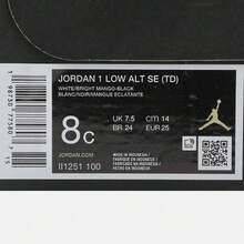 Giày bóng rổ Jordan 1 Low Alt SE (TD) cho trẻ nhỏ, Mã sản phẩm: 1251-100 - Xanh và trắng - Xem 6
