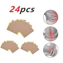 Conjunto de 48 adesivos térmicos autoaquecidos com estampa de tigre, que aquecem e relaxam, ideais para ombros, pescoço, mãos, costas, pés e joelhos. - Ver 10