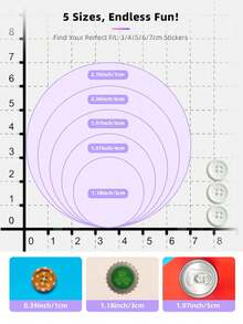 Nhãn dán văn phòng phẩm tùy chỉnh - Nhiều màu - Xem 7