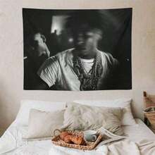 1PC Youngboy Music Never Rapper Broke Again Tapestry Background Cloth Wall Hanging Curtain Wall Decoration Bathroom Poster, Background Cloth, Decorative Fabric Wall Decoration Tapestry Room Decoration, Tapestry Decor, Suitable For Birthday, Wedding, Party, Home Decor, Bedroom Decoration, Room Decor Flag, Wedding Room Decor, Christmas, Halloween, Thanksgiving Day, Easter Day, Back To School Season, Mother's Day, Father's Day Or Valentine's Day Gifts Housewarming, Tea Room, Bedroom, Living Room, College Dorm Room, Bedroom Wall Decoration, Elegant, Great For Graduation, Banner Flag, School Decor, Campus Surprise, Dorm Decoration, Back To School Home Decor, Study Supplies - Multicolor - View 3