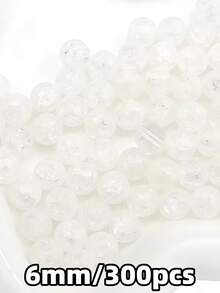 100pcs 6mm Glass Beads Suitable For DIY Crafting' - Multicolor - View 13