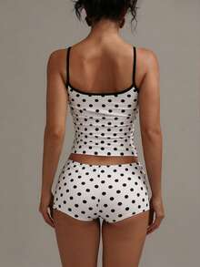 Buzzelle Women's Sexy Leopard Print Fitted Camisole And Shorts Set, 2025 Y2K Fashion Resort Wear Spring Casual - View 3