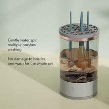 Makeup Brush Cleaning & Drying Tools - White - View 3
