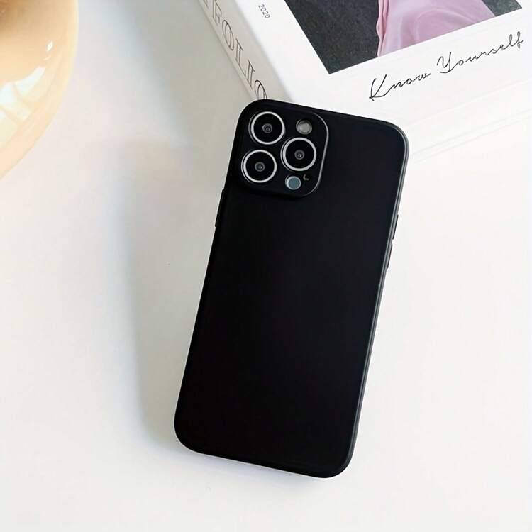 Funda de Corte Preciso con Bordes Rectos Clásicos y Acabado Pulverizado.Compatible con iPhone 11, 12, 13, 14, 15, 16, 17 Plus, Pro, Pro Max y 16E.De Primera Clase y Elegante. - Estilo 1 (1 pieza) - Añade 3