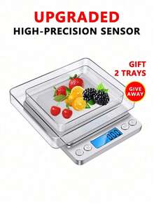 3kg High Precision Scale, Switchable Units, No Manual Calculation Needed, Made Of Durable Reinforced ABS, High-Definition LCD Display, Suitable For Kitchen And Jewelry Weighing, Auto Shut-Off - Battery Powered (Batteries Not Included) - Multicolor - View 12