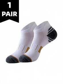 3 Pairs Men's Sports Ankle Socks, Low-Cut Athletic Socks With Reinforced Heel & Toe, Suitable For Running, Gym Workout & Training, Available In Multi-Pack & Multiple Colors - Multicolor - View 18
