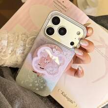 Ốp lưng điện thoại GUCADI hình hươu trắng lấp lấp lánh + hươu bướm hồng có nam châm, hình hươu xanh, phù hợp với 17 Pro, 16 inch có nam châm lấp lánh, 14 inch cao cấp, 15/13 inch dễ thương, nữ tính, sáng tạo, phong cách hoạt hình, tươi mới, độc đáo, sang trọng, phong cách . - Nhiều màu - Xem 2