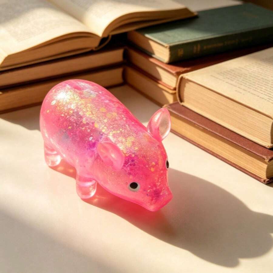 Malt Candy Pig Squishy Toy Slow Rebound Soft Stress Relief Squeeze Desk Decor Gift - 1PC - 查看 1