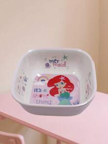 Disney 1件迪士尼卡通美人鱼粉色密胺餐具，适合家庭聚餐、生日派对，精致耐用，防摔。 - 彩色 - 查看 12