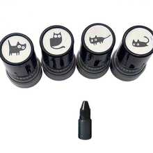 5000 con dấu hình mèo đen dễ thương, con dấu hình mèo đen cổ cong phổ biến, có khả năng cảm quang. - con mèo - Xem 9