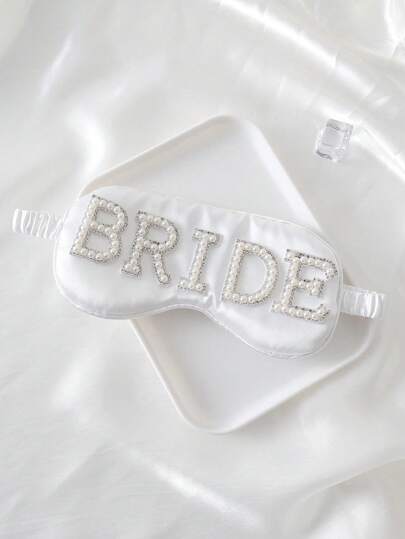 1pc Black Themed Blackout Eye Mask, Wedding Party Decor, Wedding Gift, Bridal Wedding Accessory, Wedding, Bachelorette Party, Bachelorette Party Supplies, Etc.