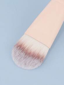 1支超薄宽舌粉底化妆刷 高密度面部身体歌舞伎化妆刷 粉底化妆 无痕遮瑕扁平刷头 柔软毛美妆工具化妆刷 - 彩色 - 查看 5