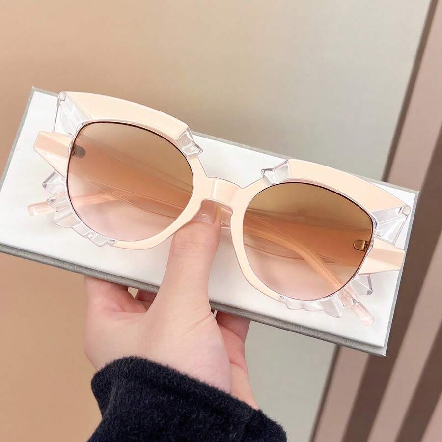 1 Peça Óculos de Sol Estilo Olho de Gato, Proteção UV400, Acessório de Moda, Adequado para Homens e Mulheres, Acessório para Férias e Festas