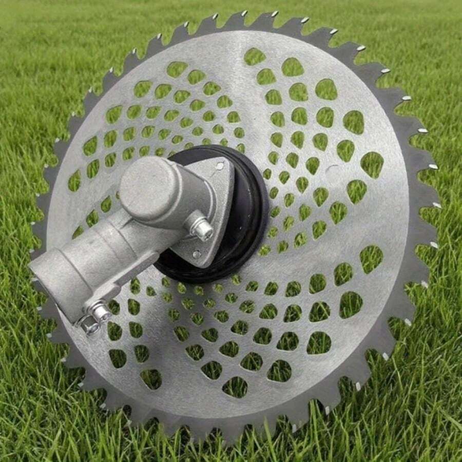Lưỡi cắt cỏ hợp kim kim loại 255mm*40 răng, phụ kiện máy cắt cỏ chạy xăng, dụng cụ làm vườn, phụ tùng máy cắt cỏ. - Lưỡi máy cắt cỏ cỡ lớn (255mm*40 răng) - Xem 1