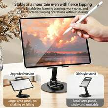 PHILIPS Adjustable Metal Tablet/IPad Stand, Foldable Slouchy Phone Holder For Live Streaming & Video Watching, Model DLK2311B/93 - Silver - View 3