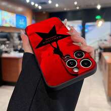 Funda Estrellas para iPhone Hamilton Musical Star, compatible con los modelos 12, 13, 14, 15 Pro, 14 Plus, 15, 16 Pro Max, 17, 17 Pro, 17 Pro Max y 17 Air. Fabricada en material TPU, antideslizante y resistente a caídas, con bordes rectos clásicos y un acabado ligeramente mate. Es un excelente regalo para usted, su familia, amigos y seres queridos. - Color 1 - Ver 5