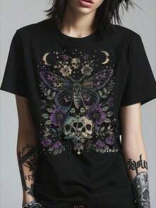Women T-Shirts - Black - View 1