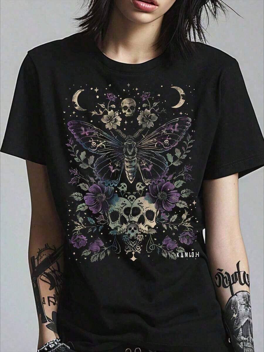 Women T-Shirts - Black - View 1