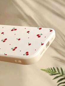 1 chiếc ốp lưng điện thoại thời trang in họa tiết chấm bi đỏ anh đào, chất liệu TPU, chống sốc, thích hợp làm quà tặng cho bạn trai/bạn gái, tương thích với các dòng máy Apple XS/XS Max/XR/11/12/13/14/14 Plus/15/15 Plus/16/16 Plus/7/8 Plus/17/17 Pro - Nhiều màu - Xem 3