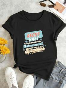 Women T-Shirts - Black - View 2