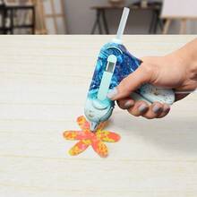 Teal Mini Hot Glue Gun For Crafts And Agate  Repair - 1 - 查看 3