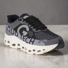 Unisex GTech Black Athletic Shoes, Comfortable And Lightweight, For Walking And Gym. - GTech Black - 查看 8