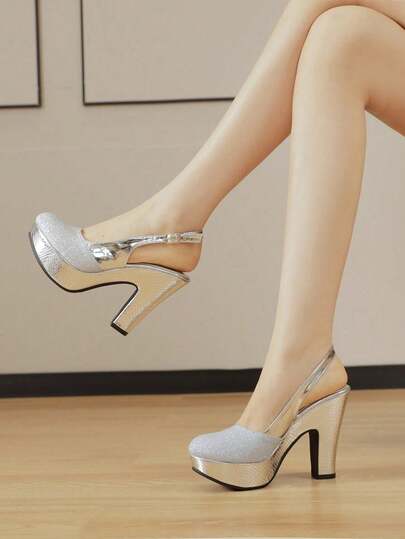 Sandalias con plataforma alta de 11,3 cm y tacón grueso, estilo de hadas, nueva colección 2024