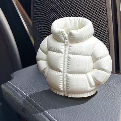 Feather Down Jacket Shaped Car Dashboard Pen Holder, Cute & Unique Design, Essential For Storing Pens And Small Items