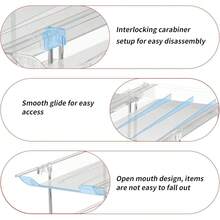 Can Organizer For Pantry, Stacking Can Storage Organizer Pantry, Automatic Can Rack For Fridge, 3Tire 3 Columns Can Holder For 36 Cans, Canned Goods Organizer Suitable For Cabinet Pantry Countertop. - View 4