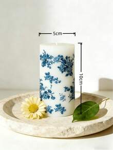 1 Nến trụ thơm kiểu sứ xanh trắng, nến trang trí thủ công kiểu decoupage, trang trí nhà cửa theo phong cách Trung Hoa cổ điển, nến thơm cháy lâu, trang trí bàn tiệc cưới, sinh nhật, khách sạn, nhà nghỉ dưỡng, quà tặng cho phái nữ, quà tặng ngày Valentine và quà tặng cho cặp đôi mới cưới. - Nhiều kiểu dáng - Xem 13