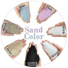 S Aquarium Sand 0.8-2 Mm Mini Aquarium Gravel. Coarse Sand For Fish Tank Paintings Succulent Plants Potted Fire Pits Candle Vase Filler And Crafts - 5磅 - 查看 4
