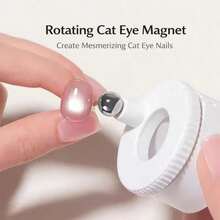 Magnetic Cat Eye Nail Art Tool - Portable Nail Polish Magnet Wand With Roller For Stunning Cat Eye Effects, Easy To Use For Salon & Home Manicure - Multicolor - View 10