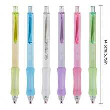 6支/套香水笔按压式中性笔套装高外观按压式ST头黑色速干笔刷问号笔，ST速干卡通动物黑色笔学生速干笔刷问号笔按压式减压笔中性笔0.5速干卡通学生文具笔中性笔高外观，笔按压式中性笔卡通女孩爱心签名高外观速干笔学生创意写作中学生创意礼品文具 - 套裝 - 查看 11