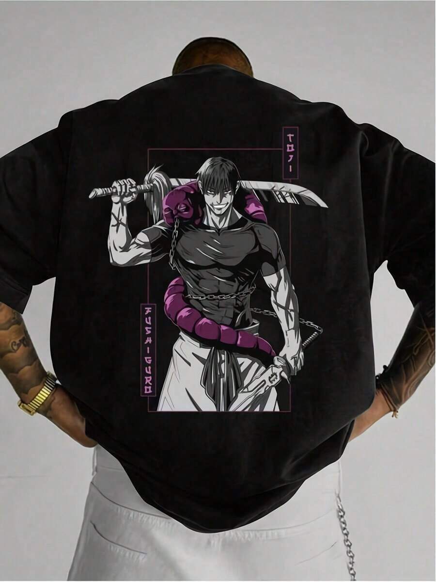 Camisetas masculinas - Preto - Ver 1