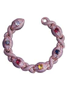 The Four-Leaf Clover Symbolizes Good Luck, And The Overall Design Conveys The Meaning Of Bringing Multiple Blessings. - Bracelet - View 3