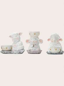 1pc Lamb Incense Burner, Creative Design, Cute Cartoon Style, Decoration, Aromatherapy Ornament, Resin Craft, Suitable For Home Decoration, Fireplace, Living Room, Office, Hotel, Festival Decoration, Desktop Decoration, Bookcase, Nightstand, Ideal Gift & Festival Ornament - Incense Burner - View 11