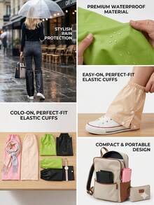 Manguitos para piernas unisex, cubiertas para piernas de bicicleta/senderismo, equipo de protección para viajes al aire libre - Multicolor - Ver 2