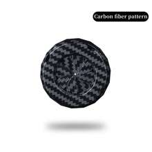 ABS Plastic One-Key Start Knob Cover, Carbon Fiber Pattern Car Engine Start Button Protector, Interior Decoration Accessory, Fits Most Vehicles - Carbon Fiber One-button Start Cover - View 12