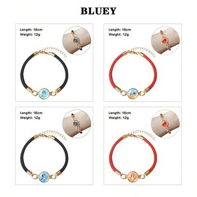 Bluey Vòng tay đính hạt lấy cảm hứng từ anime Bleach, phụ kiện dây đeo cổ tay cá nhân hóa dành cho cả nam và nữ.