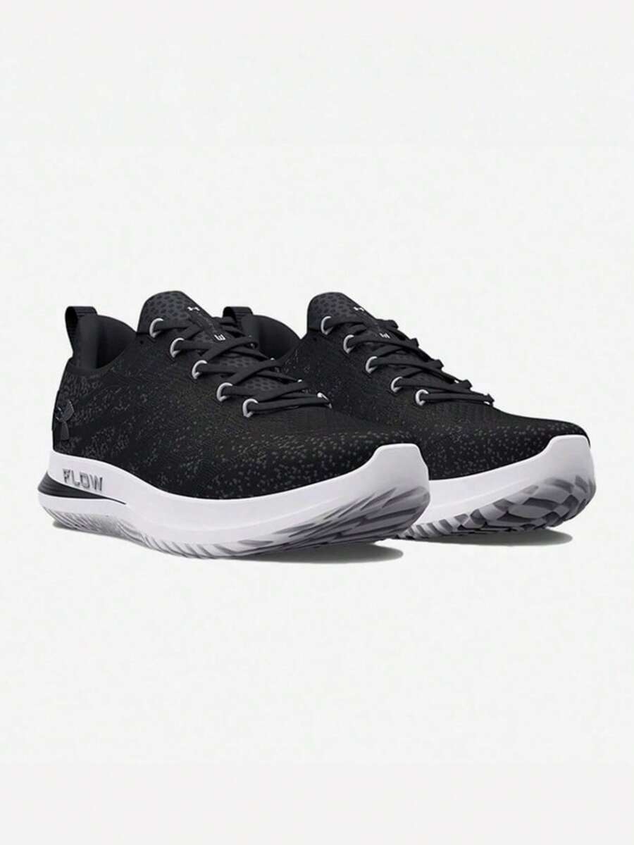 Under Armour 新款女士系带极简柔软透气健身跑步鞋 - 黑色 - 查看 1