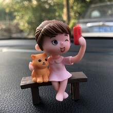 BABY STORY Figura decorativa de coche selfie para bebé, adorno de personaje de PVC accesorio DIY (viene con adhesivo invisible) - Decoraciones creativas - Ver 9