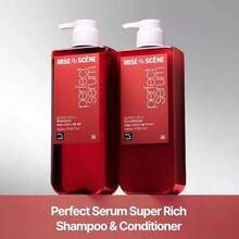 Kit K-Beauty Mise En Scène Perfect Serum Super Rich Shampoo 530ml + Conditioner 530ml Original Korean - 成套工具 - 查看 4