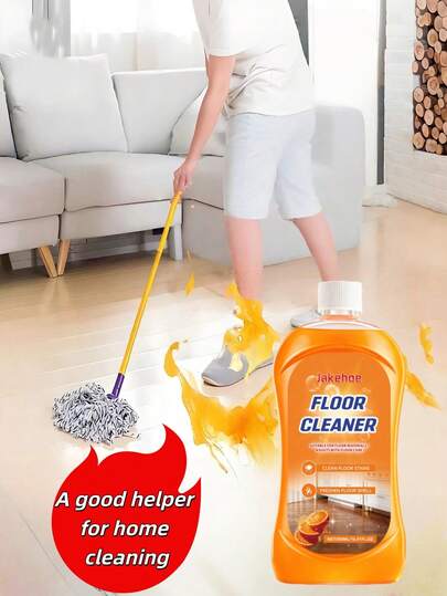 jakehoe Floor Cleaner; Hard & Tile Cleaner; Effective Household Cleaner That Removes Dirt, Grease And Stubborn Stains From Floor Surfaces, Restoring The Original Luster, Suitable For Tiles, Floors And Various Floor Types.